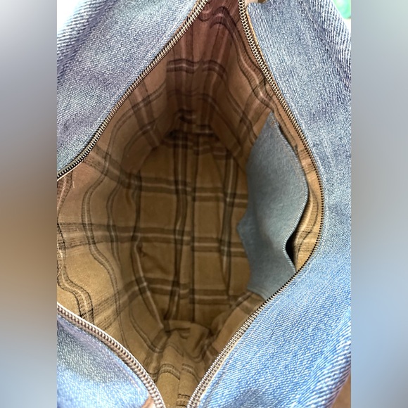 Denim & Knit Sweater-Upcycled Bag | Eco-Friendly, Handmade, One-of-a-Kind - Picture 16 of 16